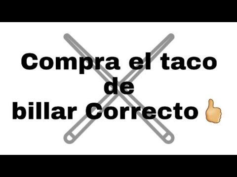 Peso ideal de taco de billar: descubre la respuesta aquí
